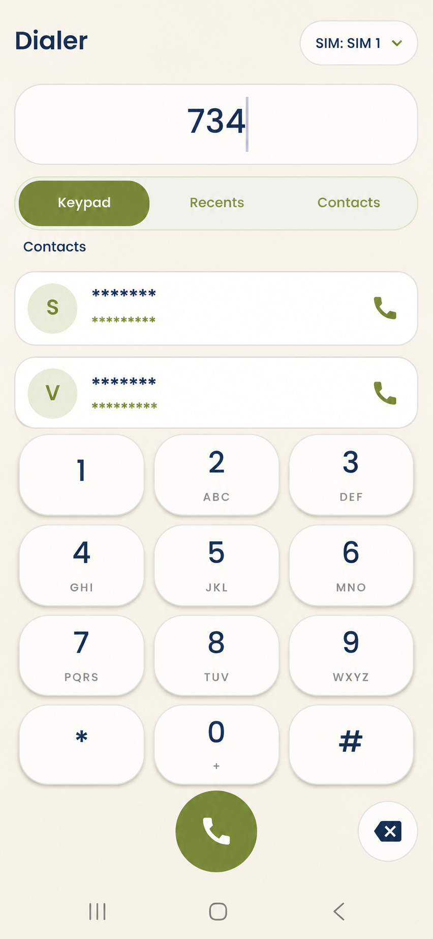 DialSummary App - Inbuilt Dialer